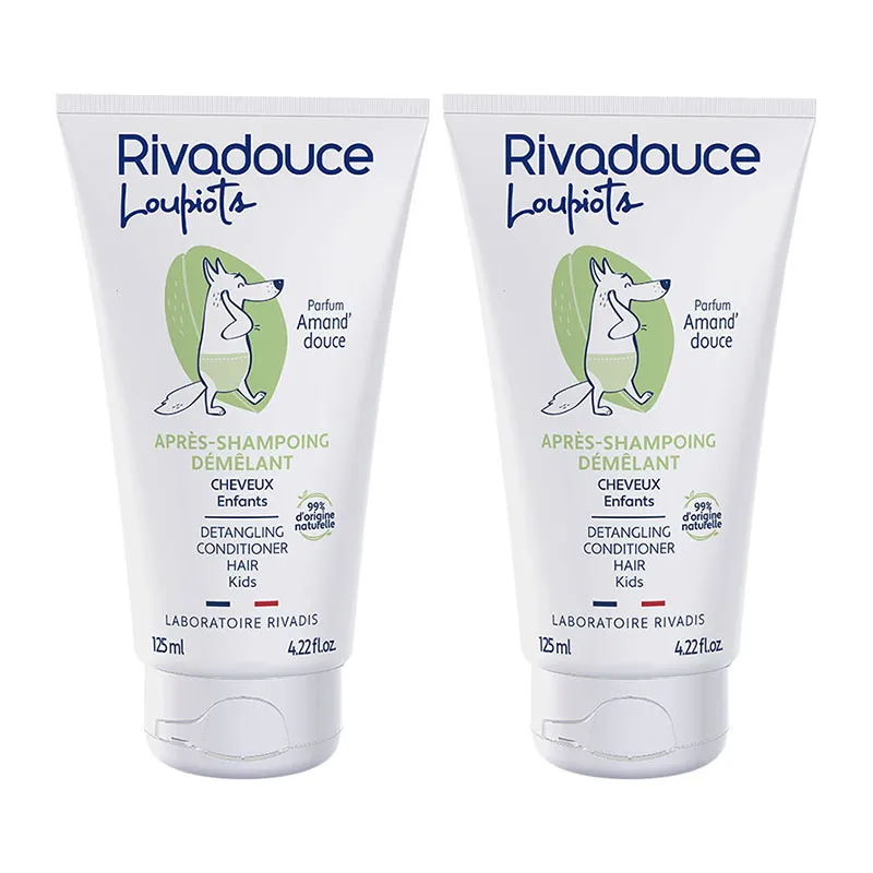 2 Après-shampoing démêlant Loupiots Amand'douce - 2x125ml-1
