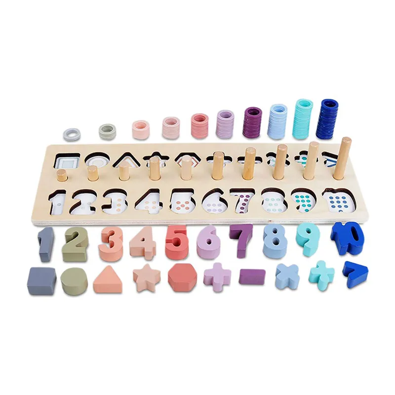Puzzle pour apprendre les chiffres & apprendre à compter - 4+-7