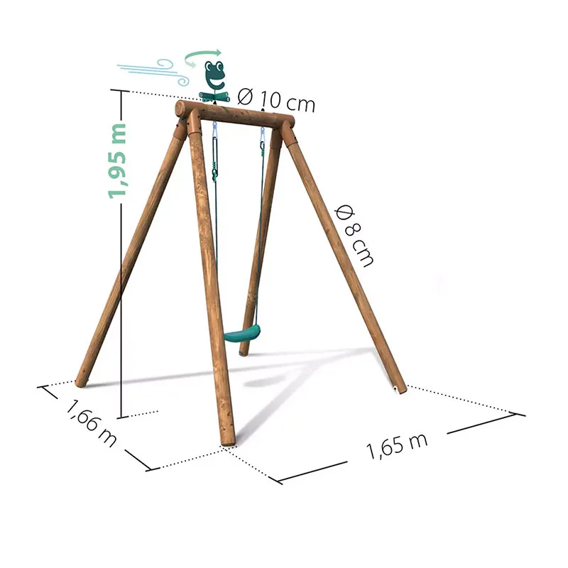 Portique 1 agrès Hanna - 36m+-10