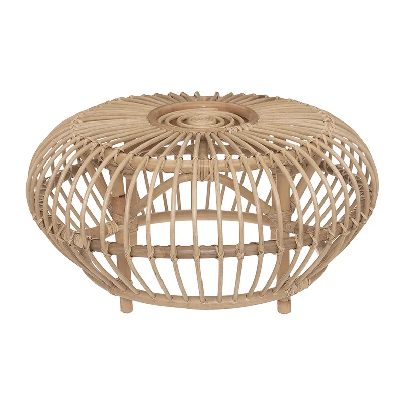 Table basse Neta Rotin - ø74x40cm-0