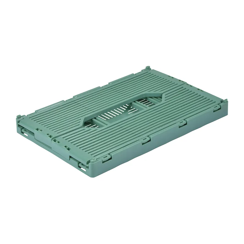 Cagette Pliable & empilable L Sauge - 40x30x17cm-1
