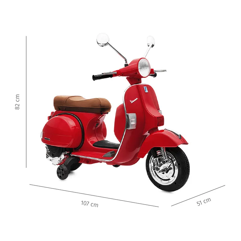 Scooter élec. Vespa Rouge - 36m+-5