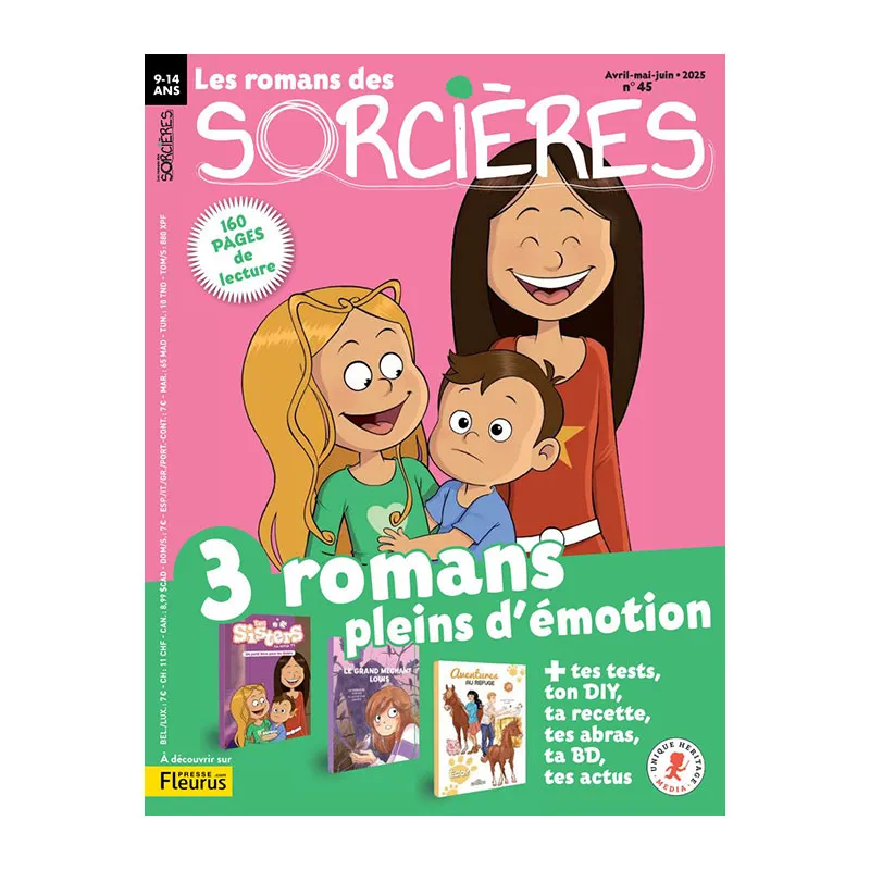Abo.1an Sorcières + 4 Romans des Sorcières 16n° - 9-14+-2