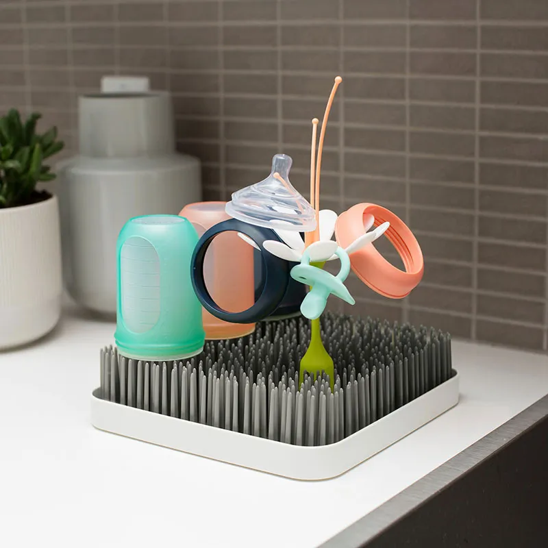 Égouttoir biberon Gazon petit modèle - Gris-10