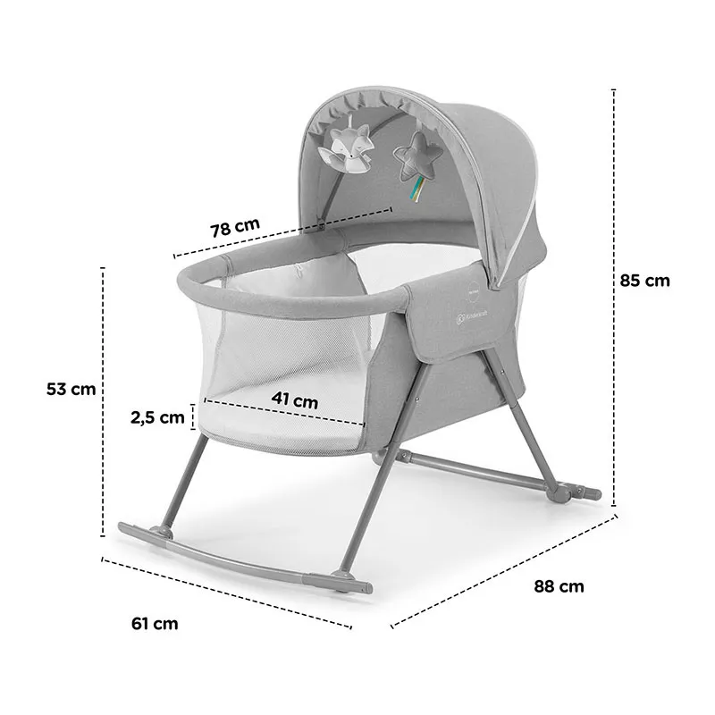 Berceau Lovi Gris - 0m+-10