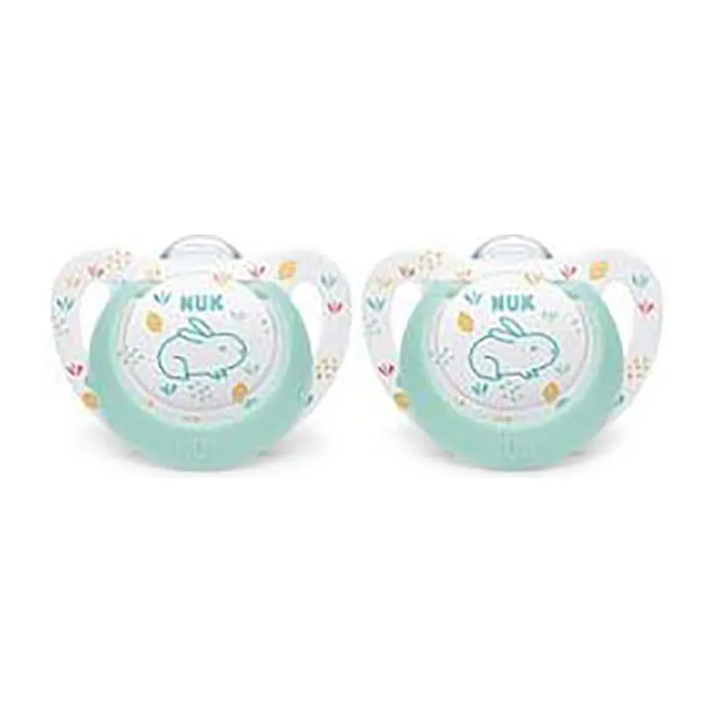 2 Sucettes Silicone Expert - Lapin-0