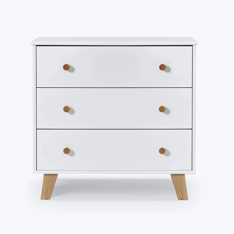 Commode bébé Cocon Blanc - 90x86x45cm-1