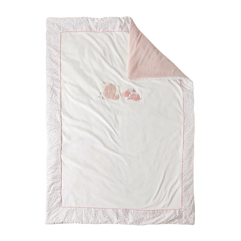Edredon Rose Alice & Pomme - 100x135cm-0