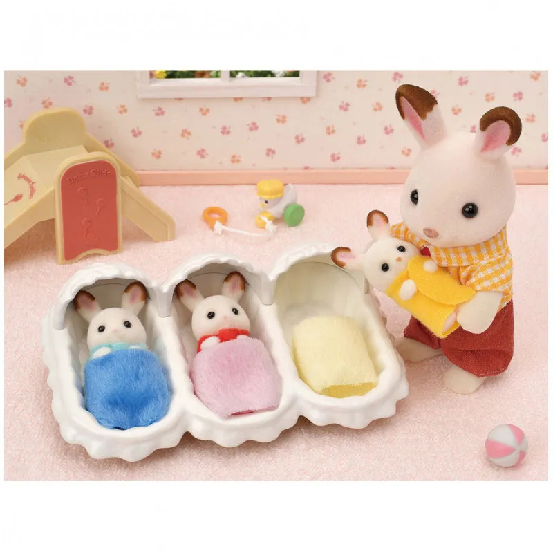 Triplés lapin chocolat & accessoires - 19pcs-5