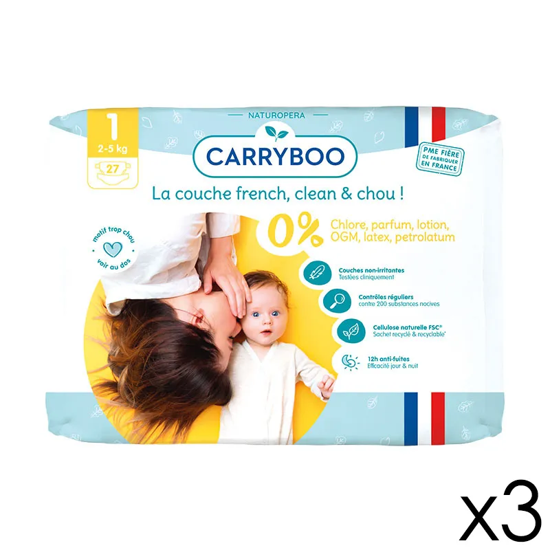 Couches dermo-sensitives T.1/2-5kg - 81 couches-0