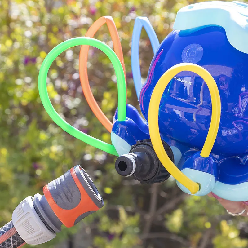 Jouet arroseur Octodrop Bleu - 36m+-5
