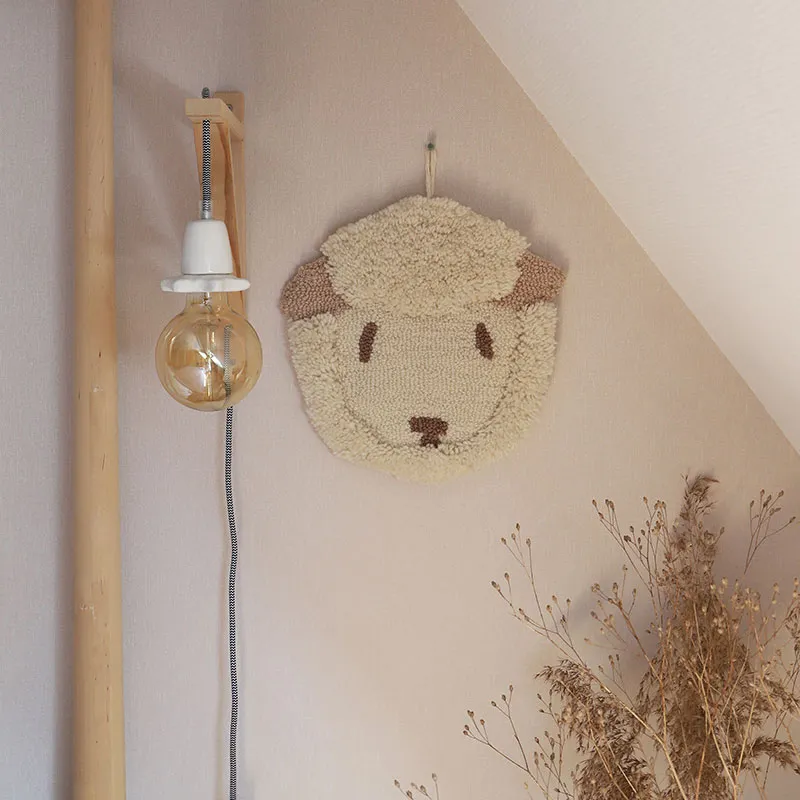 Décoration murale Laine Petit Mouton - 35x45cm-4