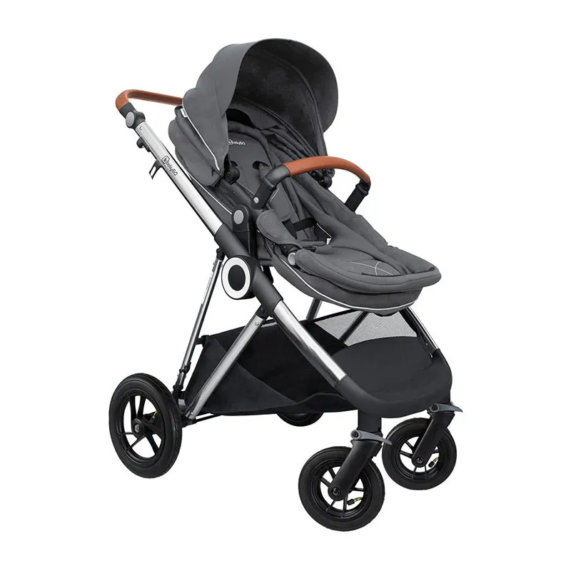 Trio Poussette transformable + Coque Gr.0+ Halime Air Gris/Silver - 0m+-1