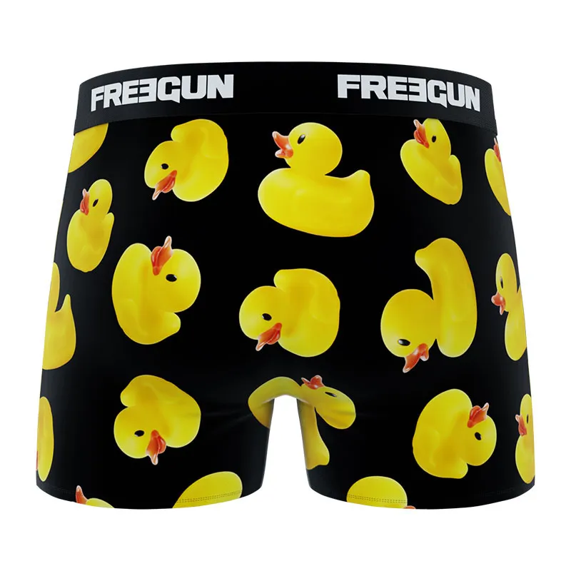6 Boxers Garçon Best Of Freegun - Jaune/Rouge-5
