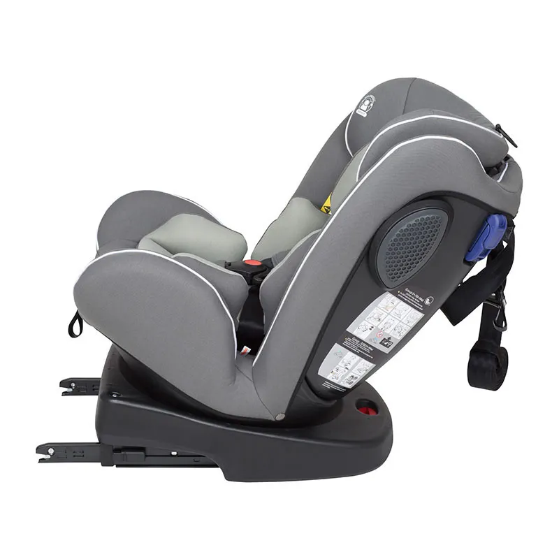 Siège auto 360° Isofix Nova Gr.0+/1/2/3 - Gris-5