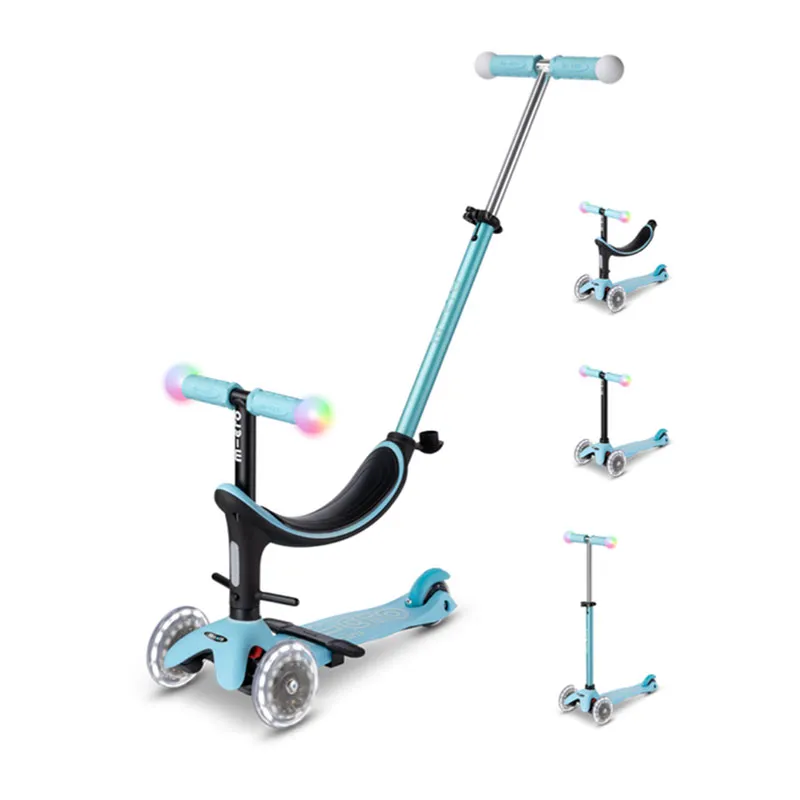 Trottinette évolutive 3en1 Revolution led Bleu - 12m+-0