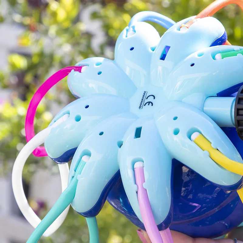 Jouet arroseur Octodrop Bleu - 36m+-7