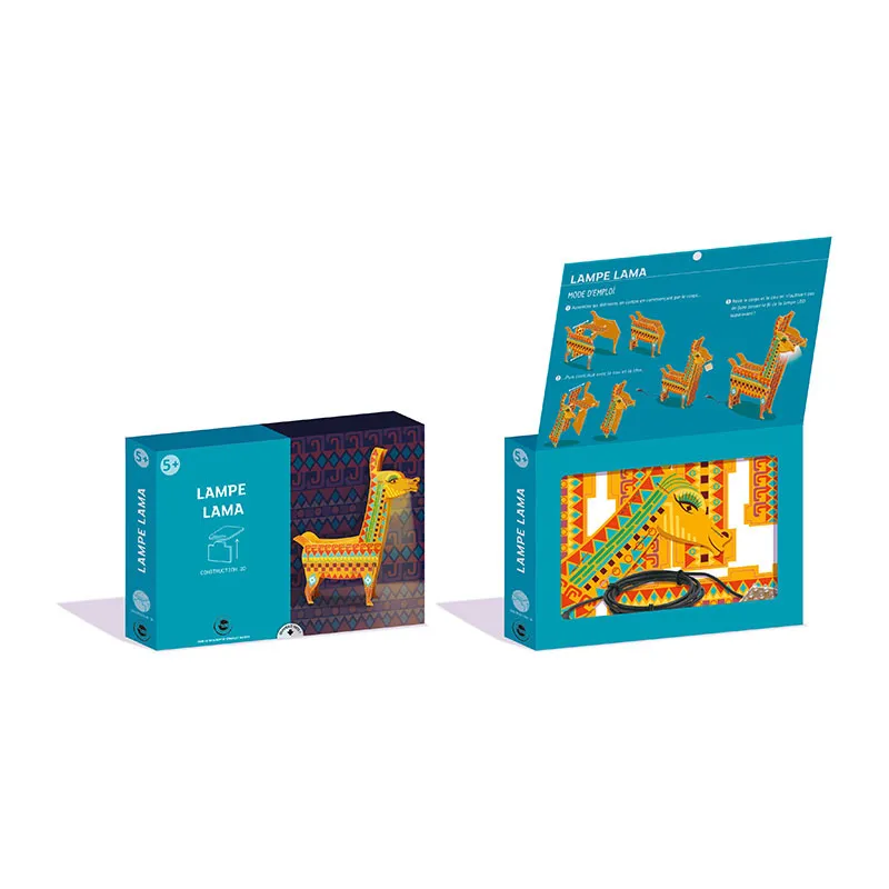Kit créatif Lampe 3D - Lama-1