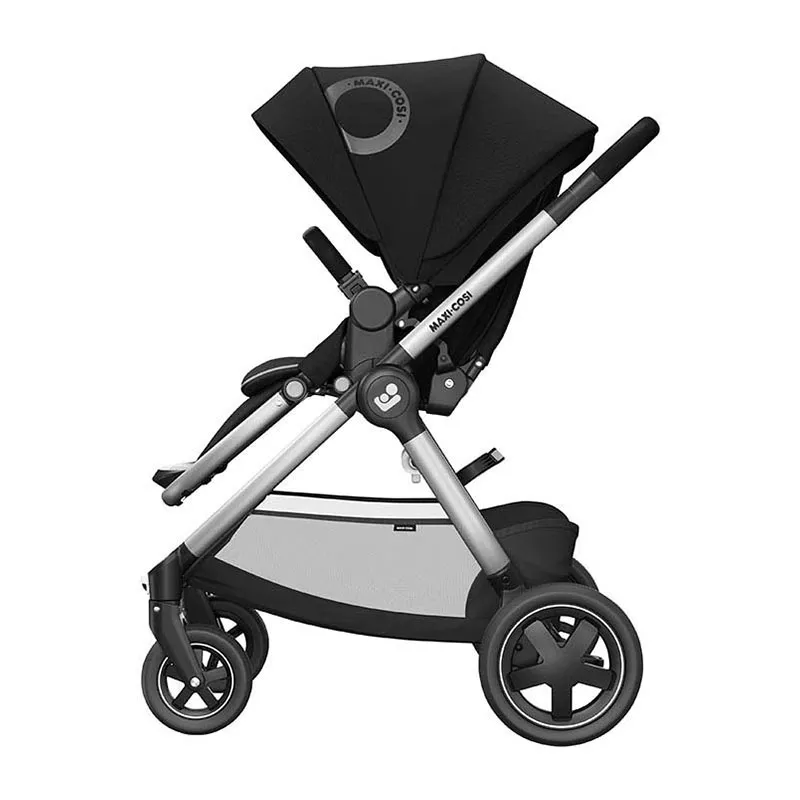 Trio Poussette Compacte Adorra2 + Cosi Rock + Nacelle Jade + Base FamilyFix 3 Grey - 0m+-3