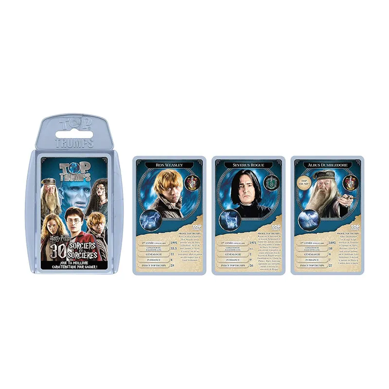 Jeu de cartes Top Trumps Harry Potter Sorciers - 6+-1