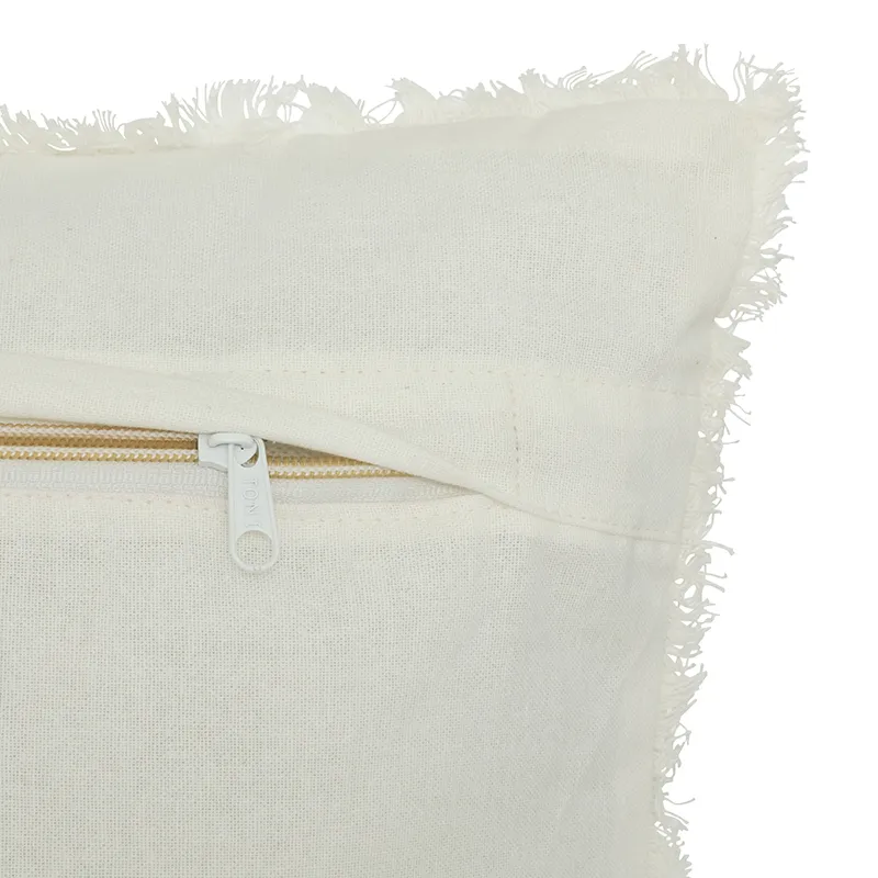 Coussin nid d'abeille Widdy Blanc The Floral Collection - 45x45cm-2