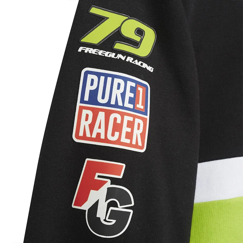 Veste à capuche Garçon Racing - Vert/Noir-2