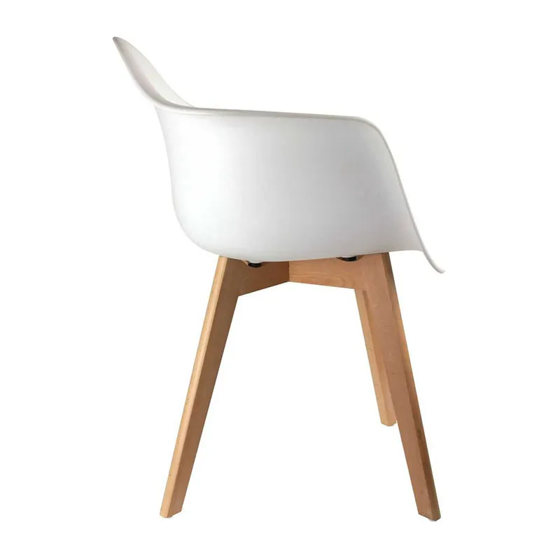2 Fauteuils scandi enfant Blanc - 42,8x41x33cm-4