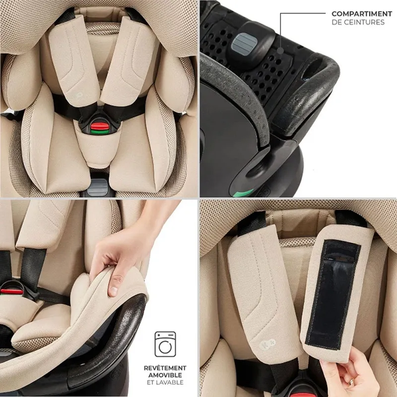 Siège auto 360° XPEDITION 3 i-Size/Isofix 40-150cm - Noir-15