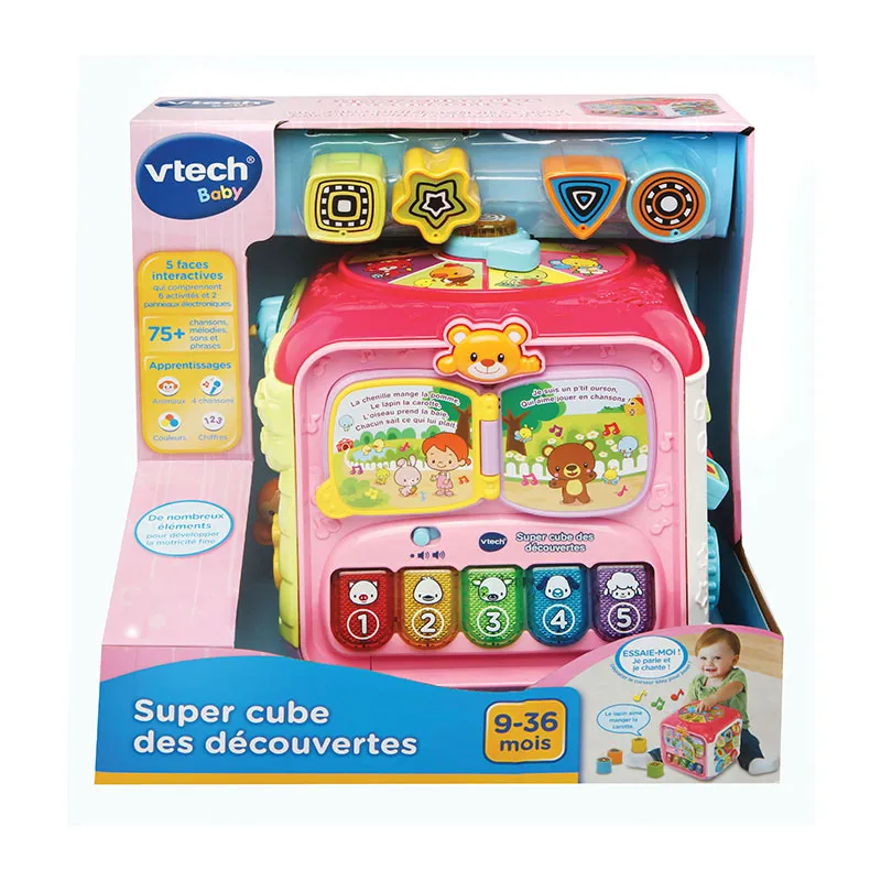 Super cube des découvertes Rose - 9m+-4