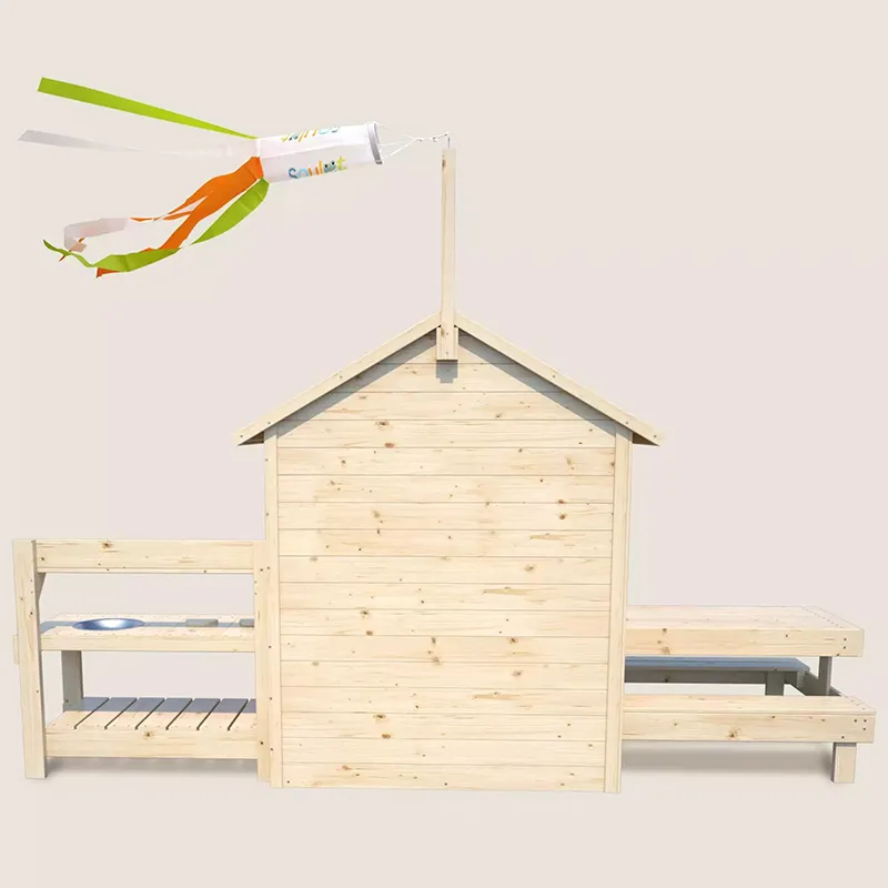 Maisonnette + table + mini cuisine Blanche - 36m+-9