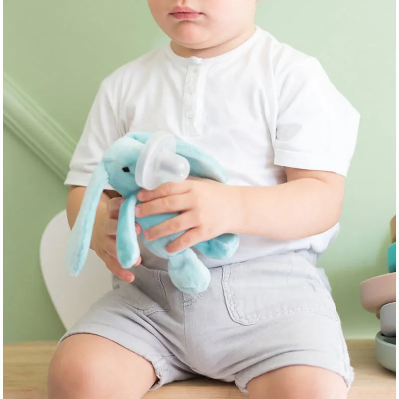 Peluche sucette Ourson Marron - 0m+-4