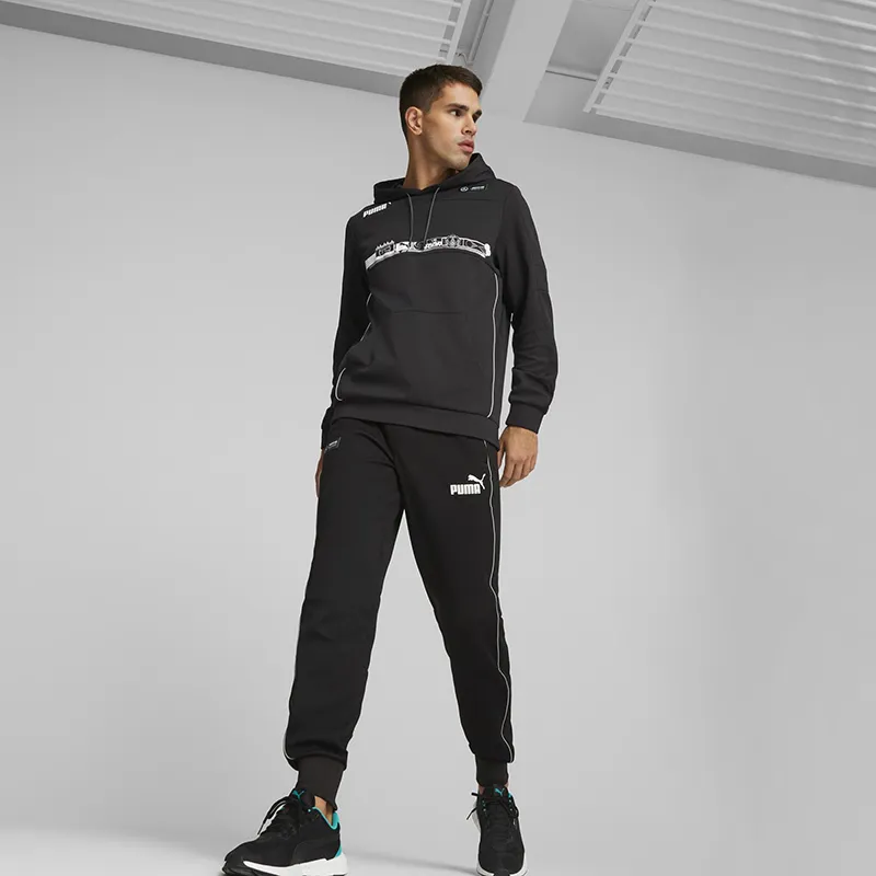 Sweat à capuche Homme Mercedes AMG Petronas F1 Puma - Noir-6