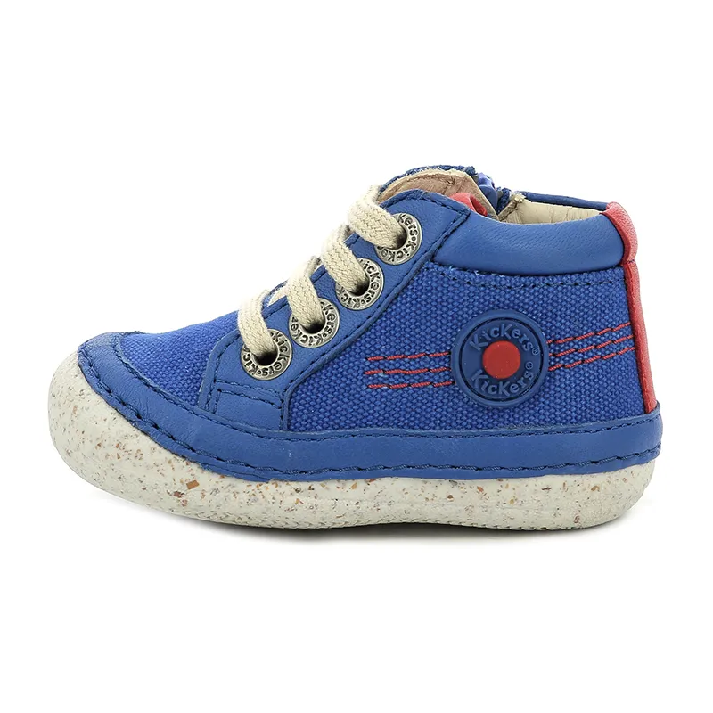 Bottillons Sonistreet - Bleu/Rouge-3