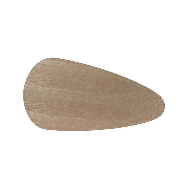 2 Tables gigognes Galet Bois Beige - 40/45cm-5