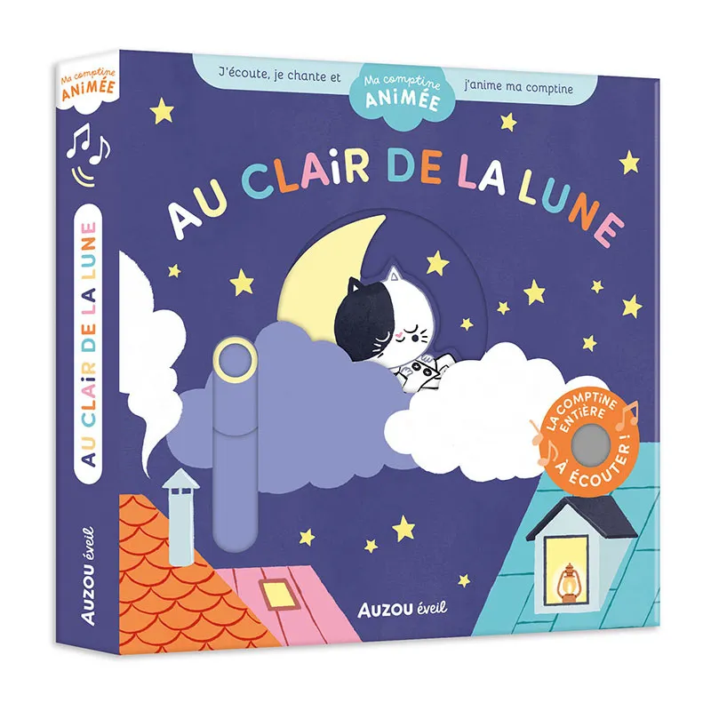 Ma comptine animée Au clair de la lune - 12m+-0