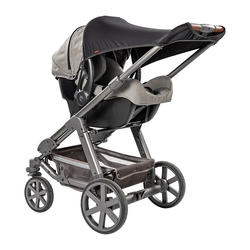 Pare-soleil pour poussette UV50+ - Noir-2