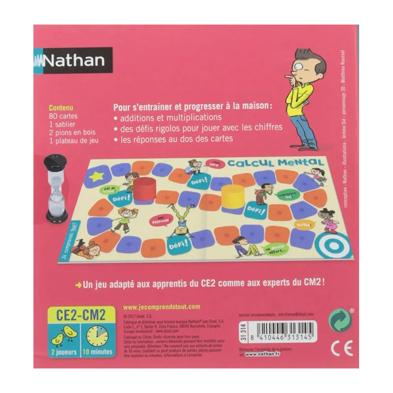 Jeu Je comprends tout Calcul mental - 8+-6