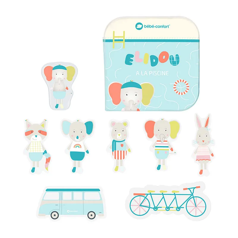 Coffret de bain Elidou l'éléphant Multico. 2pcs - 10m+-0