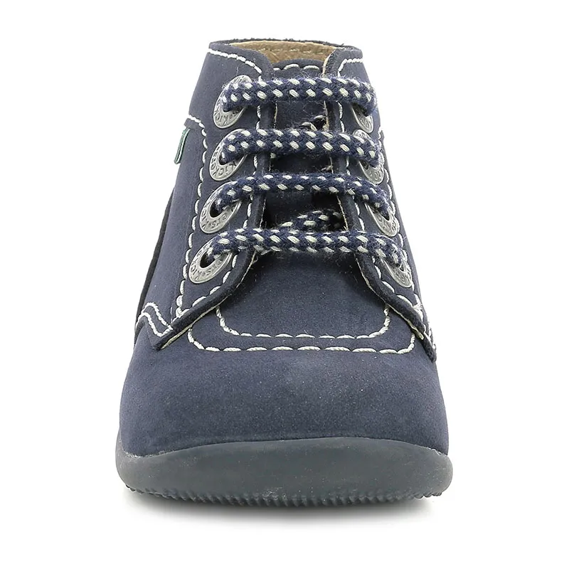 Bottillons lacets Bonbon - Marine-3