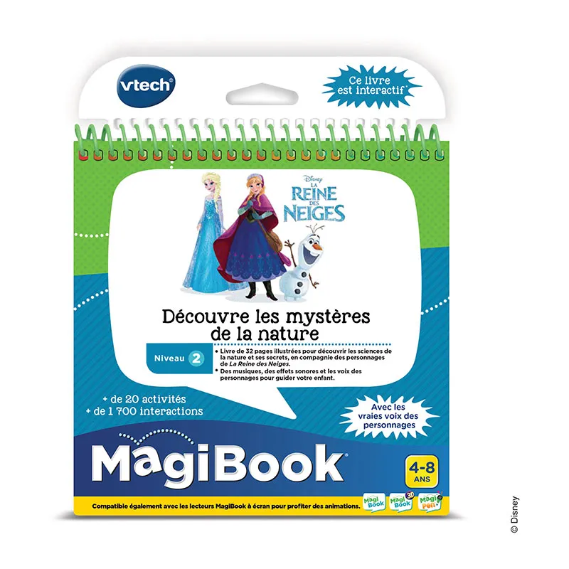 MagiBook La Reine des Neiges Découvre les mystères de la nature - 4+-0