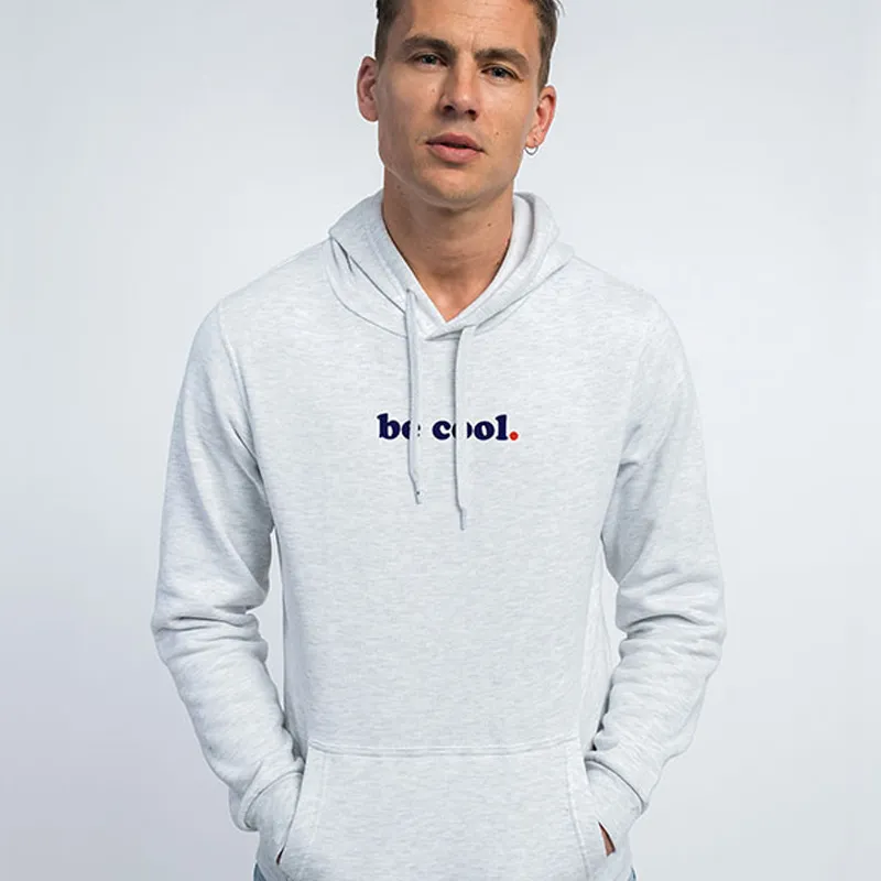 Hoodie Homme Be cool - Blanc Chiné-0