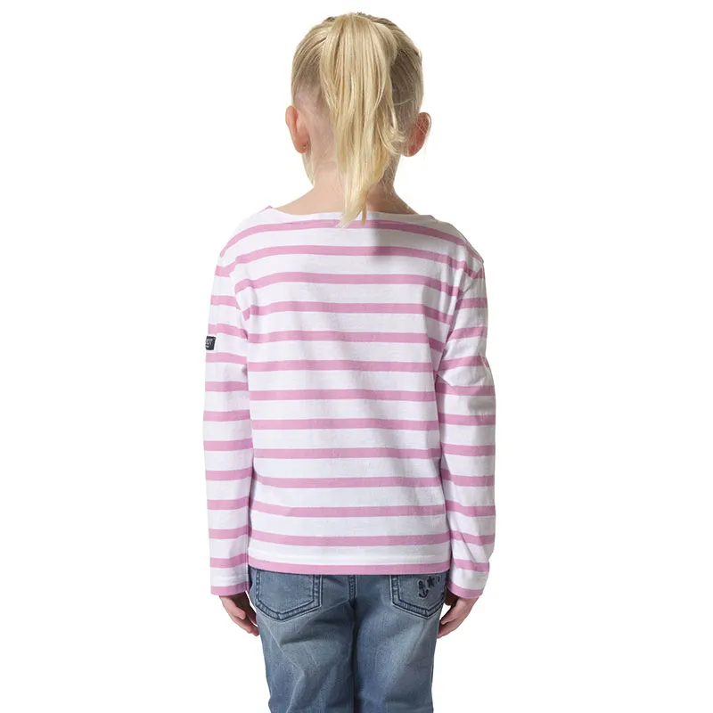 Marinière ML col bateau mixte Pecheur - Blanc/Pinky-2