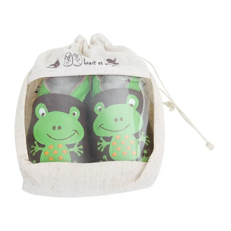 Chaussons cuir Grenouille-5