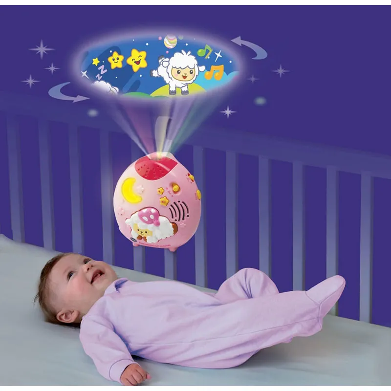 Veilleuse Lumi mouton nuit enchantée Rose - 0m+-1