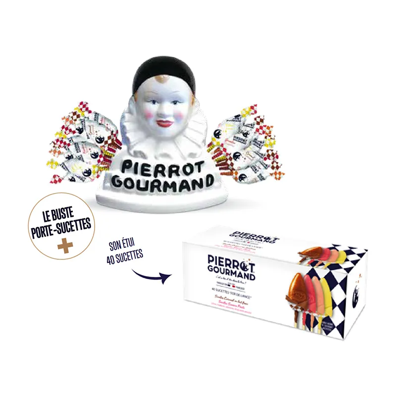 Buste Pierrot Gourmand & Sucettes assorties - 40pcs-1