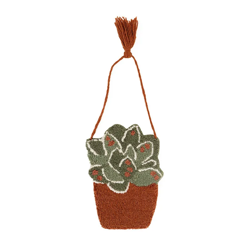 Décoration murale Laine Little Green - 20x30cm-0