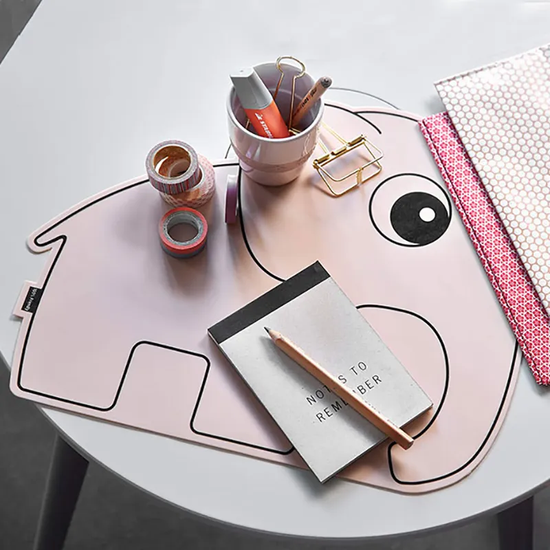 Set de Table Silicone Elphee Rose - 33x40cm-0