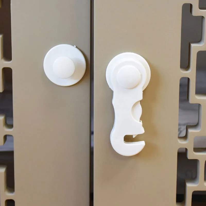 2 Bloque porte réfrigérateur/armoire - Blanc-3