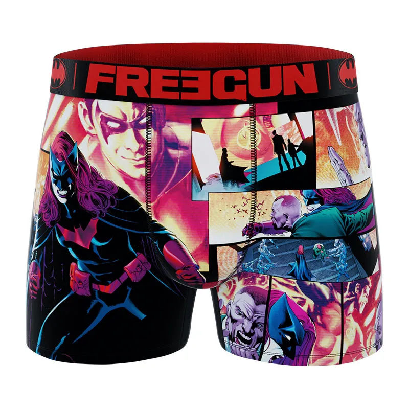 4 Boxers Homme DC Comics - Noir/Jaune/Rouge/Blanc/Bleu-3