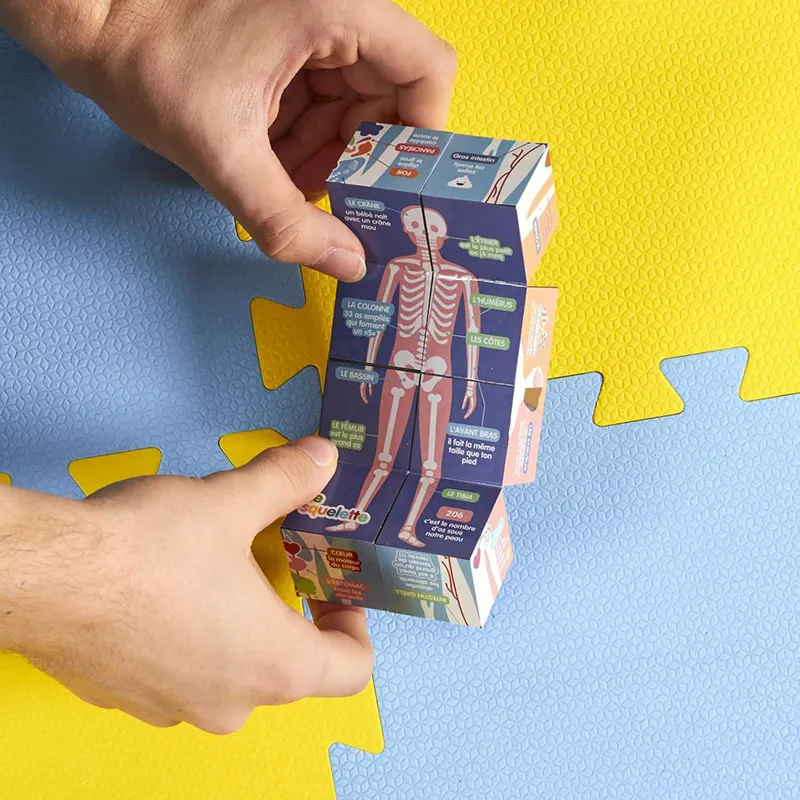 Cube éducatif Corps humain - 28,5x7x7cm-1